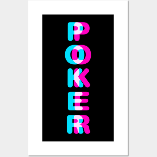 Poker 3D effect Posters and Art